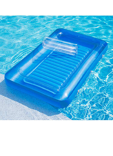 OCEAN BLUE SUNTAN OASIS TANNING BED WITH PILLOW 71"