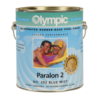 compare product Olympic 292 Paralon 2 Pool Paint, Bikini Blue, 1 gal | 292G