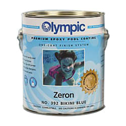 compare product 1 Gallon Olympic No. 399 Black Zeron Heavy Duty One Coat Epoxy Olympic Zeron Epoxy Paint Kit Black / 1 Gallon & 1 Quart  | 399G
