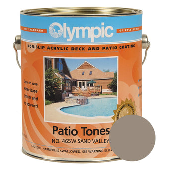 compare product Olympic Patio Tones/Deck Coatings Gallon - Sand Valley | 465GL