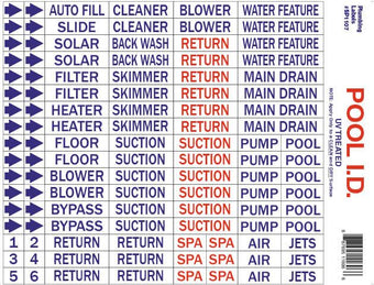 compare product Oreq Plumbing Labels | SP1107