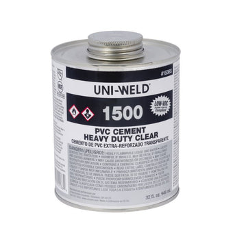 compare product Oatey Clear Heavy Glue (Qt) | 1536S