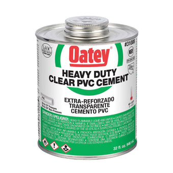 compare product Oatey 32 oz Can Clear Heavy-Duty Pvc Cement | OTY31008