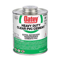 Oatey 32 oz Can Clear Heavy-Duty Pvc Cement | OTY31008