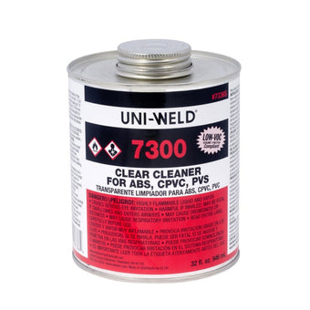 compare product Oatey 7300 Series Uni-Weld All Purpose Clear Cleaner 1 Qt