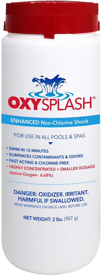 compare product Oxy Splash Non-Chlorine Shock 2 lb Bottle 12/Case | OXSP2
