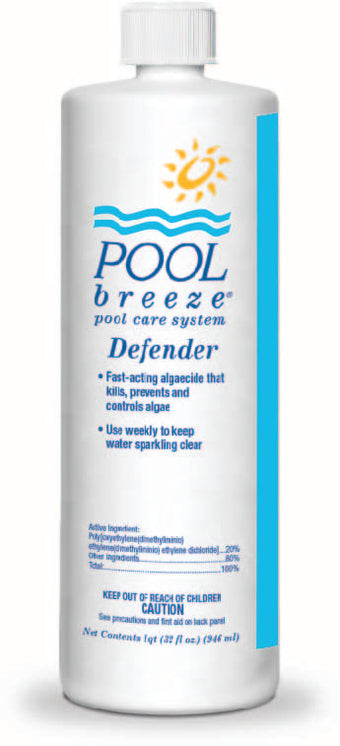 compare product Pool Breeze Defender Algaecide Polyquat 32 fl oz Bottle 12/Case | 88411