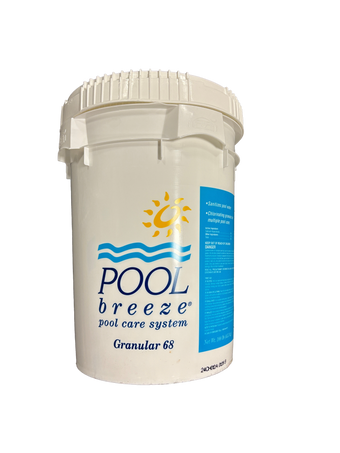 compare product Pool Breeze Granular Chlorine 68 Cal Hypo Shock, 100 lb Drum | 88478