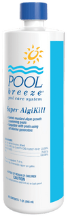POOL BREEZE SUPER ALGIKILL 7.4% COPPER ALGAECIDE (12/CASE) 1 QT