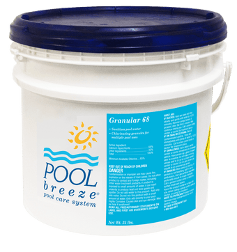 compare product Pool Breeze 68 Cal Hypo Chlorine Granular Shock 25 lb Pail | 88490