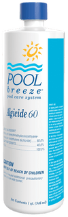 Pool Breeze Algaecide 60, 32 oz Bottle, 12/Case| 88541
