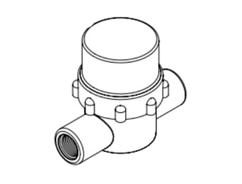 compare product Pentair Strainer Flt Inline .25 Fnpt | 522010Z