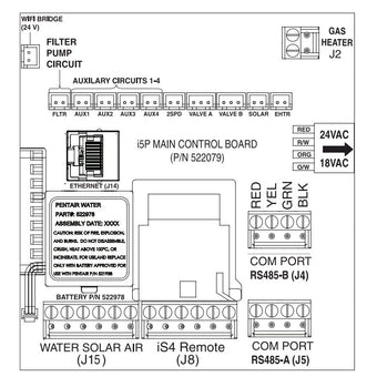 compare product Pentair IntelliCenter Control System for  Pool and Spa, i5X Expansion Kit, 3 HP | 522033