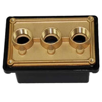 Pentair Junction Box Brass Base w/ Polycarbonate Cover - (3) - 1/2 in. ports | 78310500