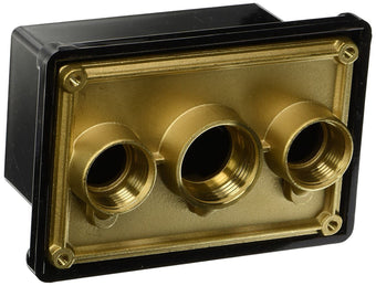 compare product Pentair Junction Box Brass Base w/ Polycarbonate Cover - 3/4 in. x 1 in. x 3/4 in. ports | 78310700