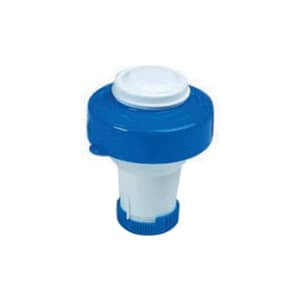compare product Rainbow Splasher Pool/Spa Floating Chemical Dispenser, Blue and White, Holds Approximately 11oz of 1