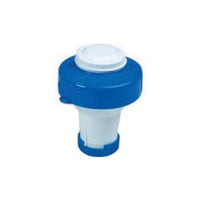 Rainbow Splasher Pool/Spa Floating Chemical Dispenser, Blue and White, Holds Approximately 11oz of 1" Tablets | R171130