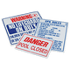 Rainbow Sign Danger Pool Closed 12X18 | R234700