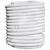 Vacuum Hose 1-1/2" x 150' w/ Cuffs Every 3' - White | EC100112150CI1