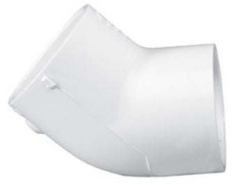 compare product PVC Schedule 40 - 45 Elbow, 2