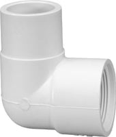 1-1/2" 90 Elbow PVC Sch. 40 Spigot x Slip | 411-015