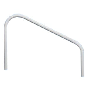 compare product Saftron 2 Bend Deck Mounted Handrail White Pair Of 2 | Dr-236-W
