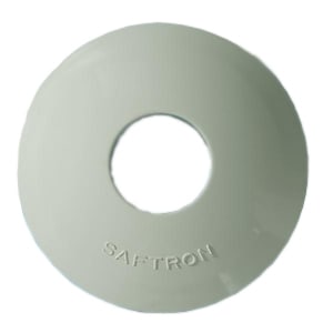 compare product Saftron Escutcheon High Impact Vinyl White Sold in Pairs | ESC-W