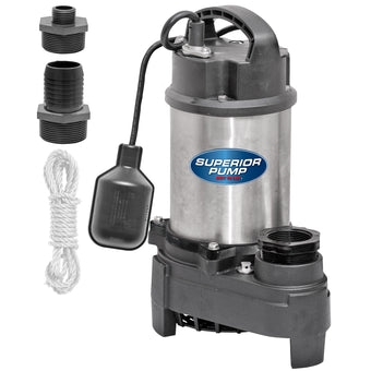 compare product Pump Sump Ss 4500Gph 1/2Hp Tether Flt | 92588