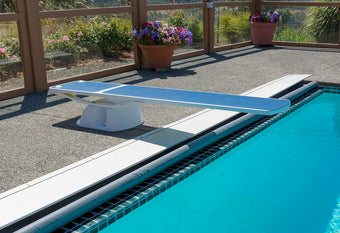 compare product S.R. Smith 6' Truetread Diving Board - Radiant White Board With Blue Truetread | 66-209-576S2B