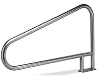SR Smith Deck Mounted Pool Rail With Flanges 304 Stainless .049 | Pr-500