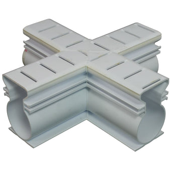 compare product Stegmeier Super Drain Cross - White To Be Used With Super Drain (2/Carton) | SRXW