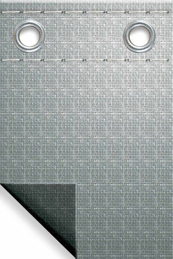 compare product Swimline Super Deluxe 12' x 20' Rectangle In Ground Winter Pool Cover, 5' Overlap, Silver/Black, 15 Year Warranty | CO141725R