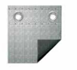 compare product Swimline Super Deluxe 16' x 36' Rectangle In Ground Winter Pool Cover, 5' Overlap, Silver/Black, 15 Year Warranty | CO142141R