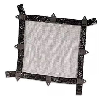 compare product Swimline Leaf Net 33' Round Above Ground Pool Cover, 3' Overlap, Black, 8 Year Warranty | CO933