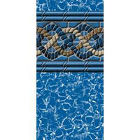 Swimline 12'x24' Oval Mystri Gold Unibead AG Liner 52" Wall | LI122452MGU25