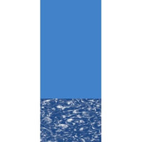 Swimline 18' x 33' Oval A/G Overlap Liner 48-52" Wall, Swirl Bottom | LI1833SB