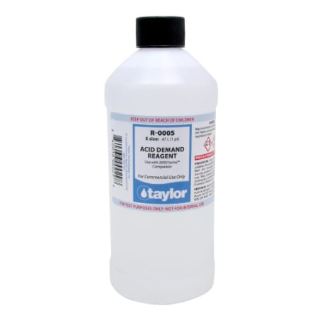 Taylor 16 Oz Acid Demand Reagent (F/ 2000 Series) Taylor Solution 5 16Oz Acid Demand | R-0005-E