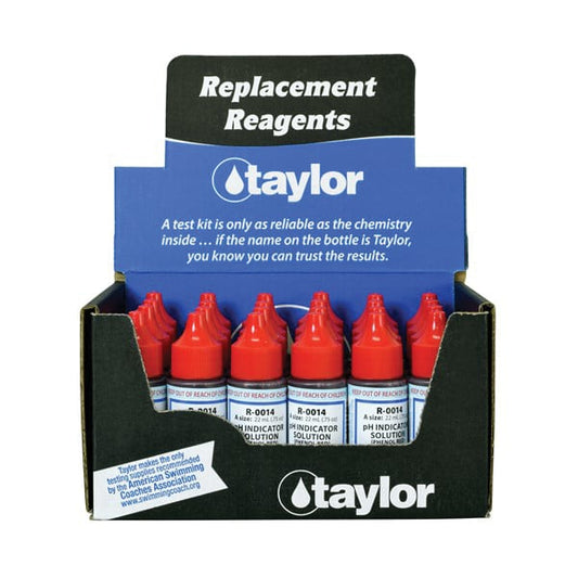 Taylor #14 Phenol Red Reagent Ph Indicator, 3/4 oz, 24/Pack | R-0014-A-24