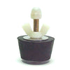 Winter Rubber Blow Through Plug #10 w/ Nylon Wing Nut for 1-1/2
