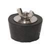 Winter Rubber Expansion Plug #9-1/2 w/ SS Wing Nut for 1-1/2