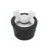 Winter Rubber Expansion Plug #0 w/ White Nylon Wing Nut for 1/2