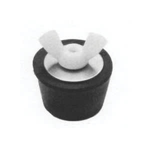 compare product Winter Rubber Expansion Plug #0 w/ White Nylon Wing Nut for 1/2