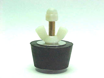 compare product Winter Rubber Blow Through Plug #10 w/ Nylon Wing Nut for 1-1/2