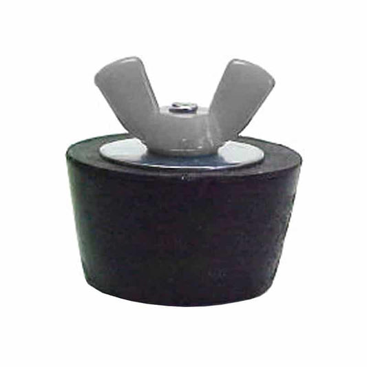 Winter Rubber Expansion Plug #11 w/ Gray Nylon Wing Nut for 2" Pipe