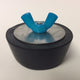 Winter Rubber Expansion Plug #12 w/ Turquoise Nylon Wing Nut for 2