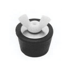 compare product Winter Rubber Expansion Plug #13 w/ White Nylon Wing Nut for 2-1/2