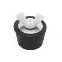 Winter Rubber Expansion Plug #13 w/ White Nylon Wing Nut for 2-1/2" Pipe