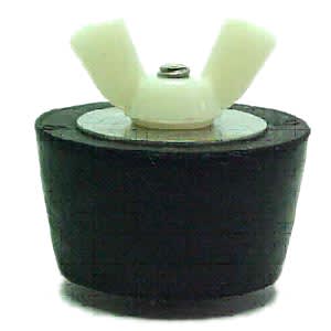 compare product Winter Rubber Expansion Plug #14 w/ White Nylon Wing Nut for 3