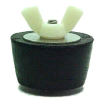 Winter Rubber Expansion Plug #1 w/ White Nylon Wing Nut for 1/2" Pipe