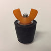 Winter Rubber Expansion Plug #4 w/ Orange Nylon Wing Nut for 3/4